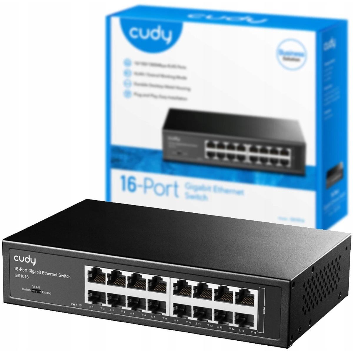 Cudy GS1016 16-Port Gigabit Unmanaged Switch - Switch - Lebanon