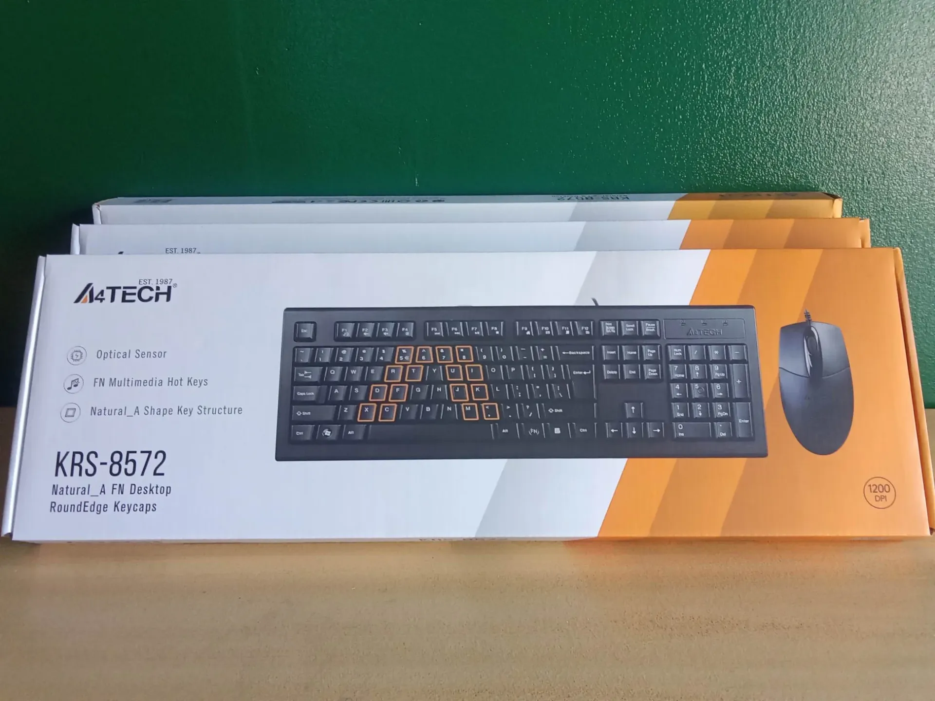 A4Tech A4Tech Office Set USB Keyboard & Mouse | KRS-8372 - keyboards - Lebanon
