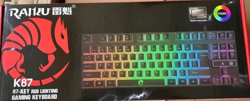 raiku k87 keyboard - keyboards - Lebanon