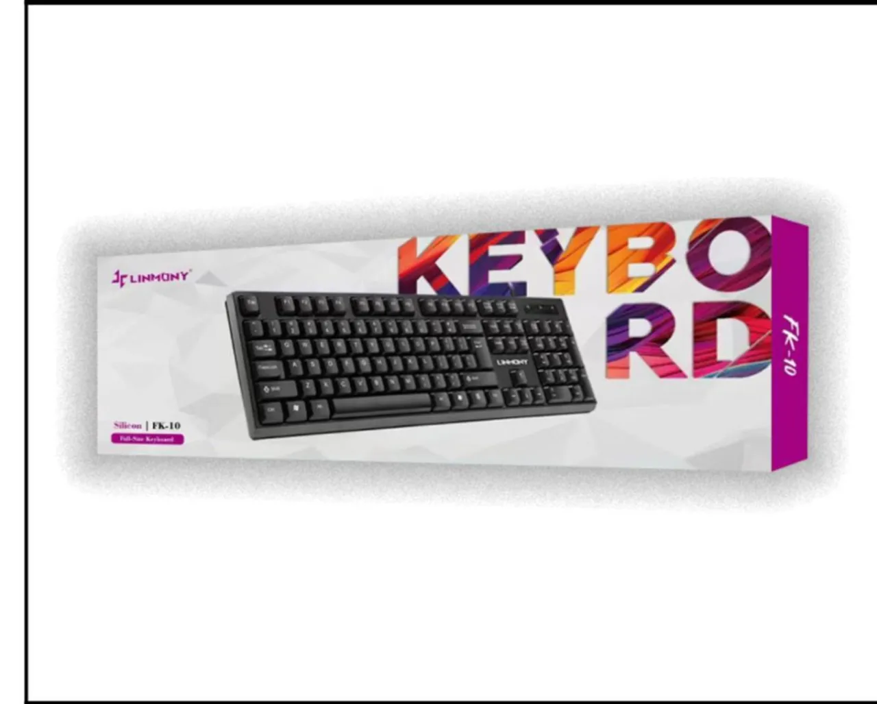 LINMONY LINMONY FK10 USB Wired Keyboard - Full-Size Standard Layout | KB-FK10 - keyboards - Lebanon