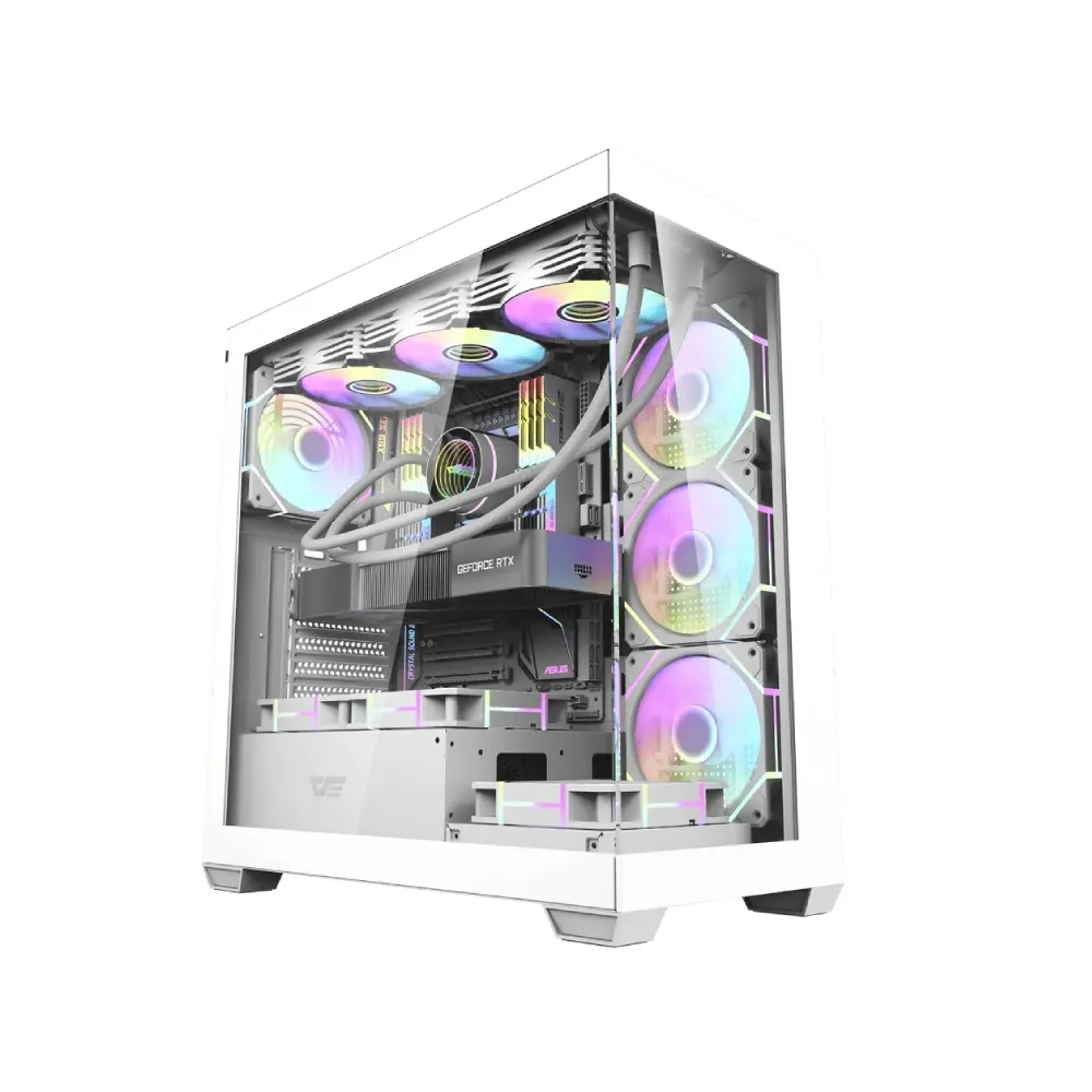 DarkFlash DarkFlash DS900 ATX PC Case - White | DS900 - COMPUTER PARTS - Lebanon