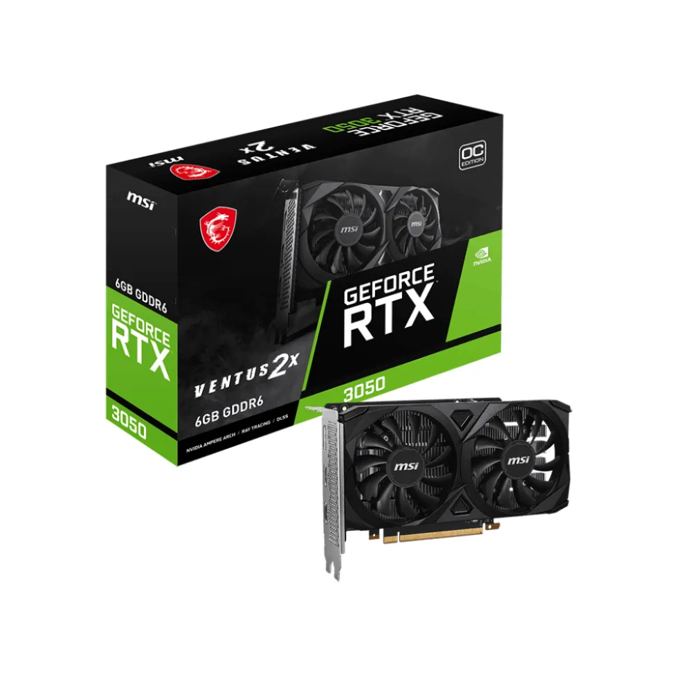 MSI MSI GeForce RTX 3050 VENTUS 2X 6G OC | RTX 3050 - GPU - Lebanon