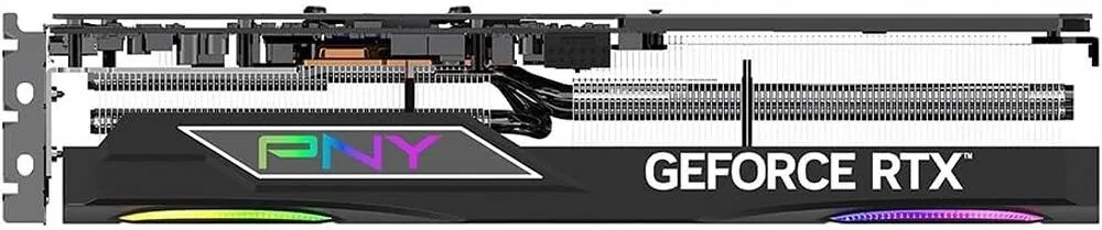 PNY PNY GeForce RTX 5070 Ti ARGB OC Triple Fan Graphics Card - 16GB GDDR7 - 256-Bit - View 3