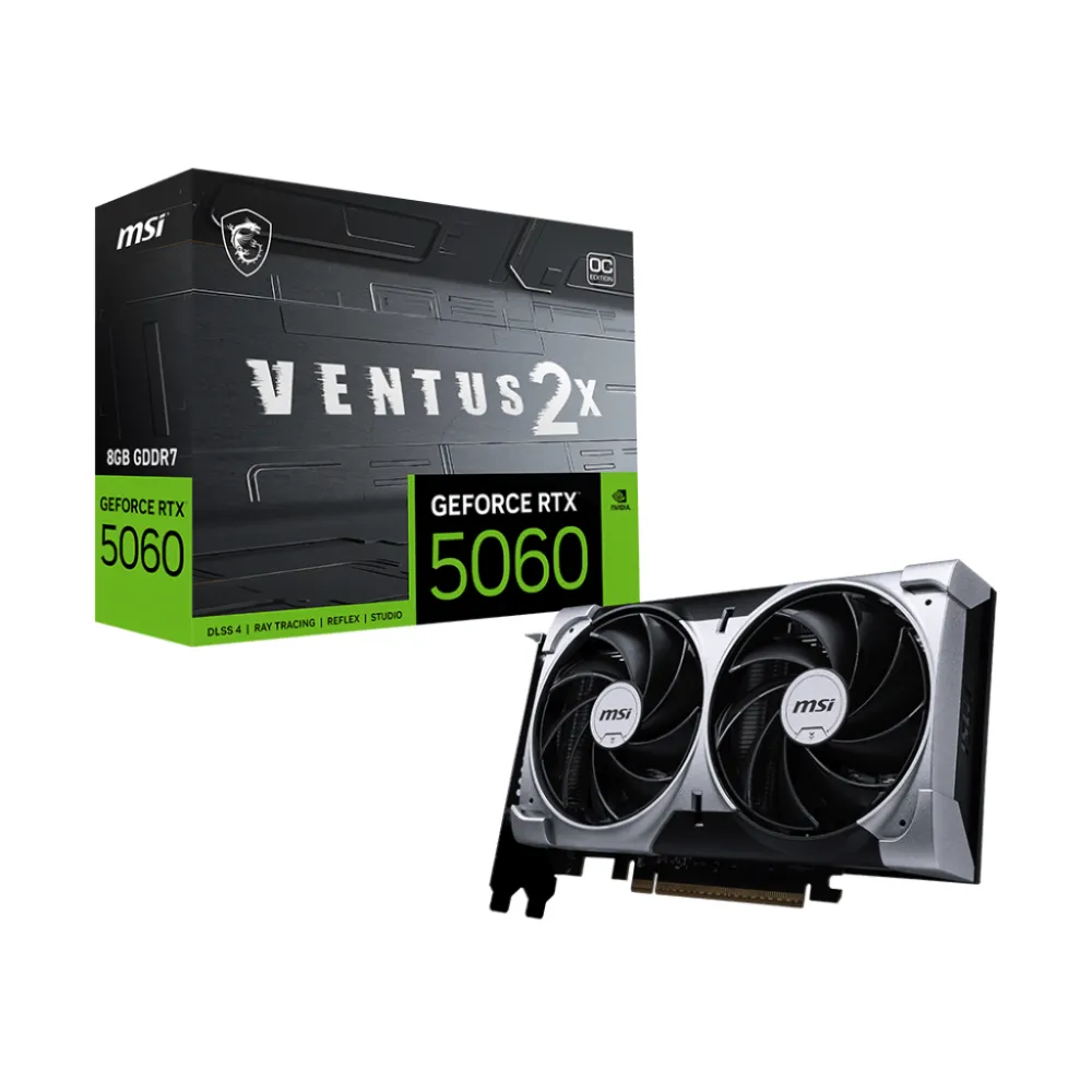 MSI — Ventus 2X OC Series MSI GeForce RTX 5060 8G VENTUS 2X OC Graphic Card | 912-V537-017 - GPU - Lebanon