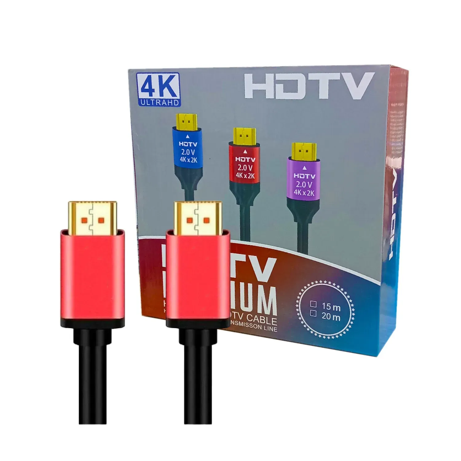 premium high speed 4k hdmi 2.0 cable premium high speed - 20m - COMPUTER PARTS - Lebanon