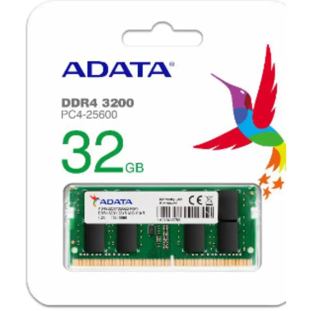 Adata Adata DDR4 32GB SODIMM 3200MHz PC4-25600 Laptop RAM | AD4S320032G22SGN - computer parts - Lebanon