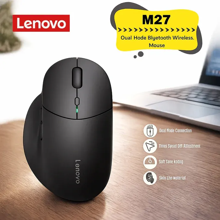 Lenovo Lenovo One-click service Mouse M27 - Computer Accessories - Lebanon