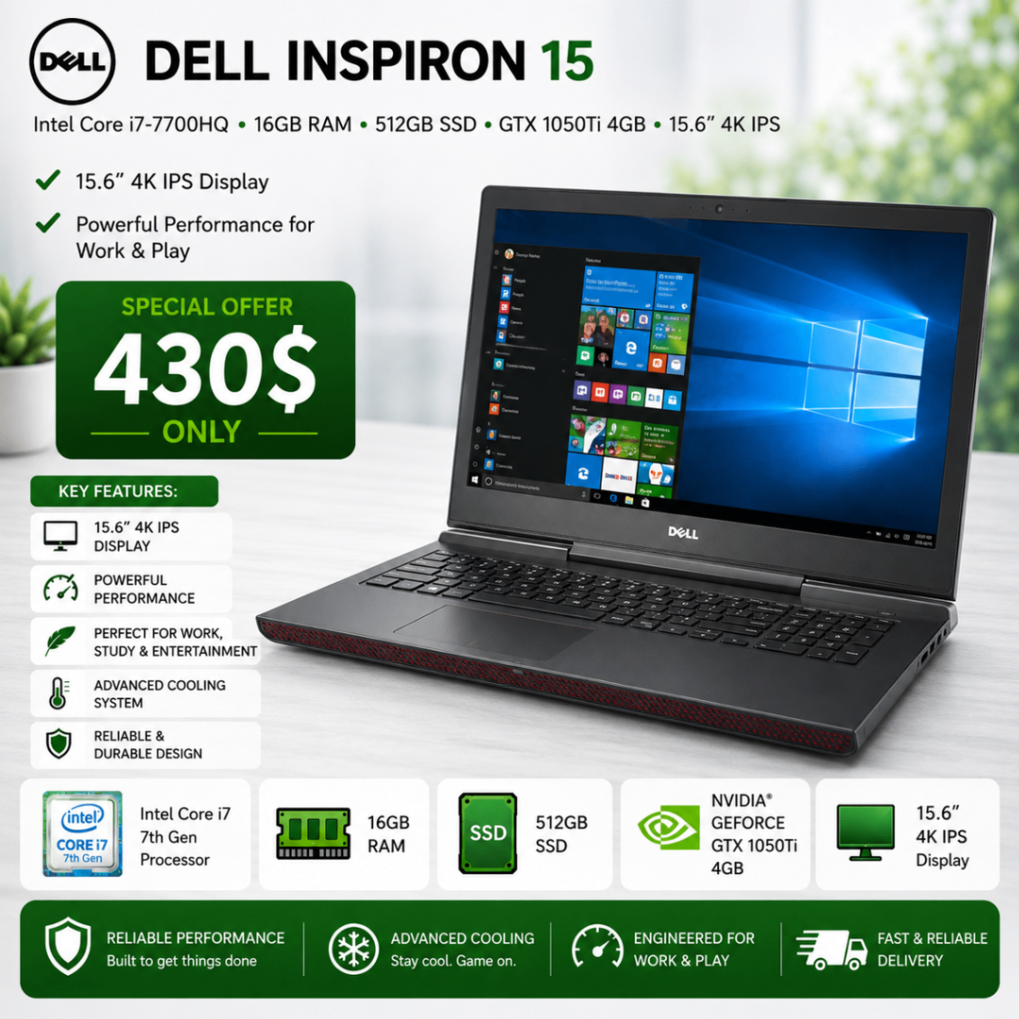 Dell Dell Inspiron 15 Gaming Laptop - View 2